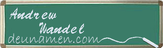 Andrew Wandel Visitenkarte